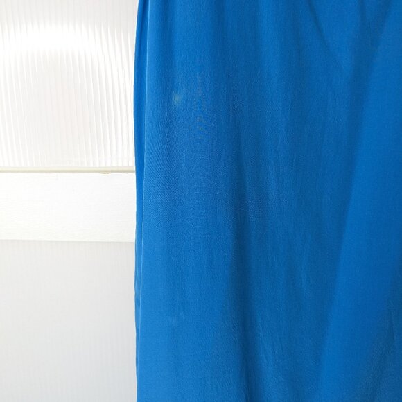 Narciso Rodriguez Blue White Black Colorblock Silk Slip Dress Size 6 AS IS FLAWS - Picture 11 of 16